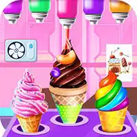 Délicieuse Crème Glacée À La Gaufre capture d'écran du jeu
