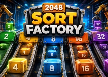 2048 সর্ট ফ্যাক্টরি খেলার স্ক্রিনশট