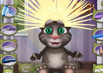 Baby-Talking Tom Friseursalon Spiel-Screenshot