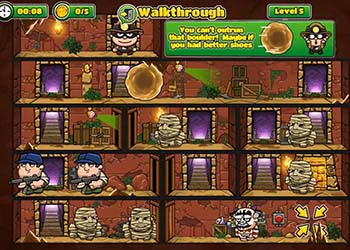 Bob The Robber 5: การผจญภัยในวิหาร ภาพหน้าจอของเกม