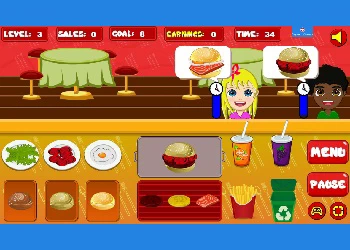 Burger Maintenant capture d'écran du jeu