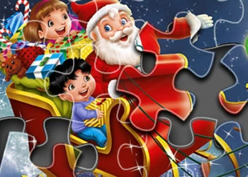 Vánoční Puzzle snímek obrazovky hry