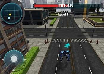 City Police Robot game screenshot