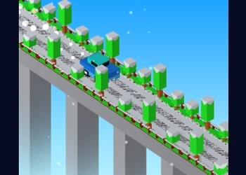 Crossy Brug schermafbeelding van het spel