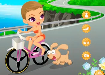 Велосипедпен Жүру Сыртқа Киіну ойын скриншоты