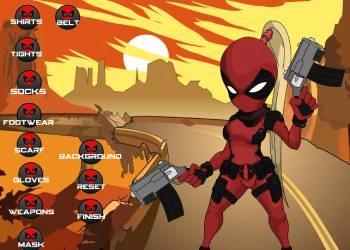 Deadpool Girl Dress Up snímek obrazovky hry