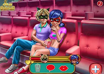 Dotted Girl Cinema Flirten schermafbeelding van het spel