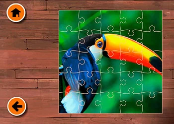 Puzzle D'animaux Exotiques capture d'écran du jeu