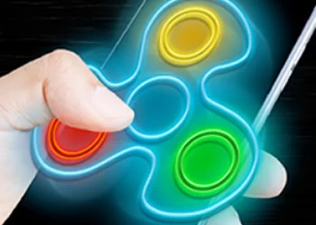 Fidget Spinner Neon Glow játék képernyőképe