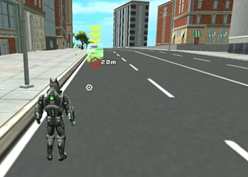 Fliegendes Fledermaus-Roboter-Auto-Transformationsspiel Spiel-Screenshot