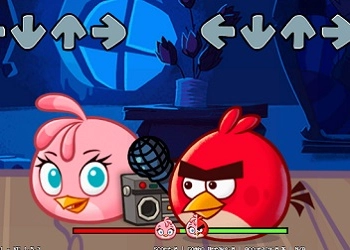 Perjantai-illan Funkin’: Angry Birds (Iho-modifikaatio) pelin kuvakaappaus