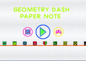 Geometry Dash Paper Nota screenshot del gioco