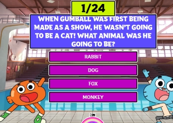 Gumball's Gigantic Trivia Quiz ພາບຫນ້າຈໍເກມ