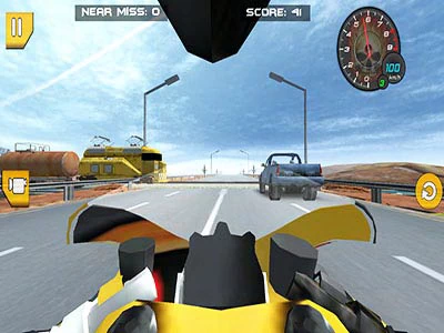 Piloto De Estrada Motociclista 3D captura de tela do jogo