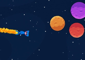 Huggy Wuggy: Space Fly game screenshot