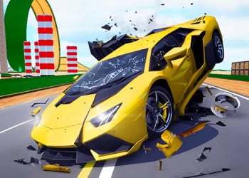 Hyper Cars Ramp Crash snímek obrazovky hry