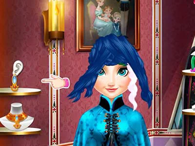 Ledová Princezna Skutečné Účesy snímek obrazovky hry