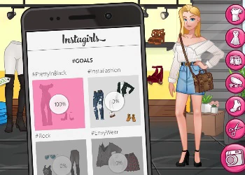 Instagirls Одеваются скриншот игры