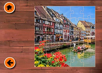 Italien Jigsaw Puzzle skærmbillede af spillet