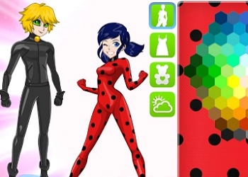 អ្នកបង្កើត Ladybug និង Cat Noir រូបថតអេក្រង់ហ្គេម