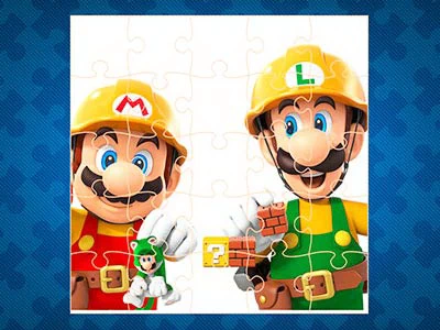 Puzzle Mario And Friend snímek obrazovky hry