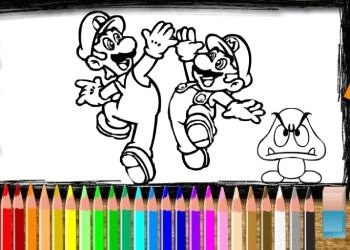 Mario: Kolorowanie zrzut ekranu gry