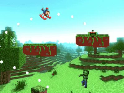 マインクラフト ヘリコプター アドベンチャー ゲームのスクリーンショット