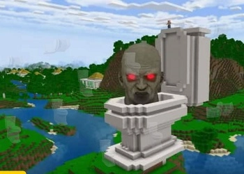 Minecraft Skibidi Rejtett WC játék képernyőképe