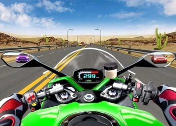 Balapan Moto Road Rash 3D 2 tangkapan layar permainan