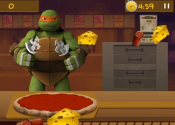Tortugas Ninja: Hora De La Pizza captura de pantalla del juego