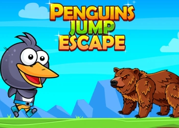 Penguins Jump Escape skærmbillede af spillet