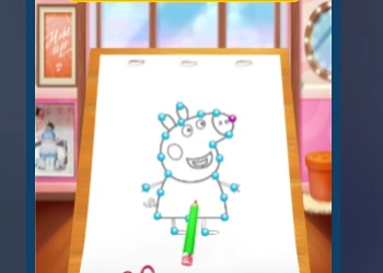 Peppa Pig tatoveringsdesign skærmbillede af spillet