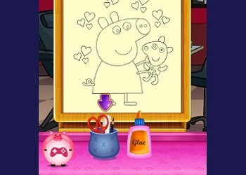 Peppa Pig Tattoo Studio schermafbeelding van het spel