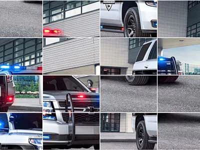 Polizeiautos Rutschen Spiel-Screenshot