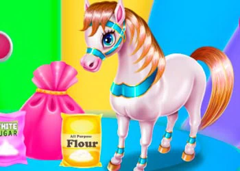 Pony Cooking Rainbow Cake ພາບຫນ້າຈໍເກມ