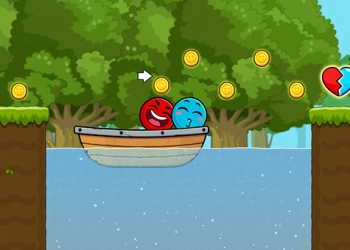 Amor De Cupido De Bola Vermelha E Azul captura de tela do jogo