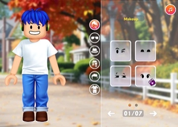 Roblox Couple Autumn Dress Up game screenshot