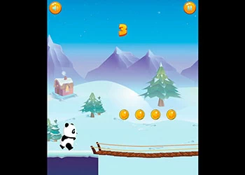 Kør Panda Run skærmbillede af spillet
