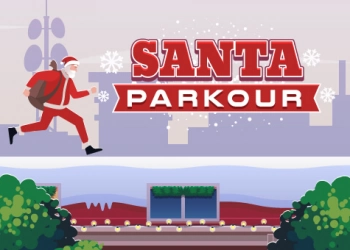 Père Noël Parkour capture d'écran du jeu