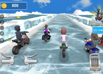 ເກມແຂ່ງລົດ Snow Moto ພາບຫນ້າຈໍເກມ