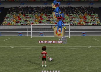 Futboll Kid Vs Huggy pamje nga ekrani i lojës