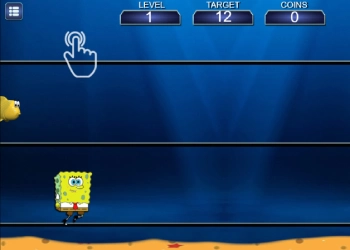 Bob Esponja Moeda Aventura captura de tela do jogo