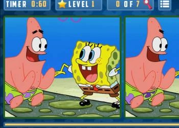 Spongebob: „Finde Die Unterschiede!“ Spiel-Screenshot
