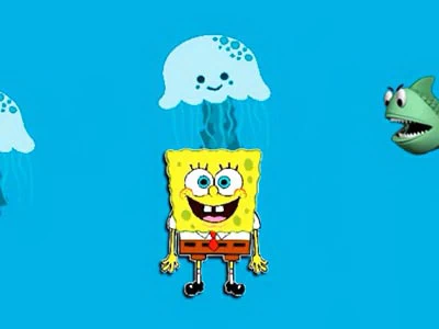 Spongebob Jumping Adventure skærmbillede af spillet