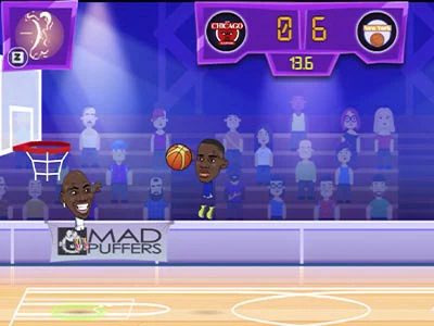Sports Heads Basketball Championship skærmbillede af spillet