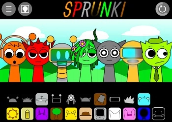 Sprunki Scratch Remake game screenshot