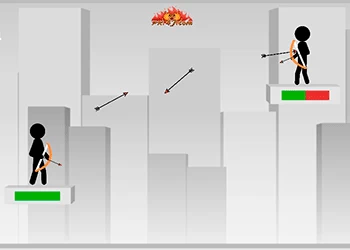 Stickman Archer Online skærmbillede af spillet