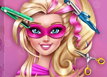 Super Barbie Haqiqiy Soch Turmagi o'yin skrinshoti