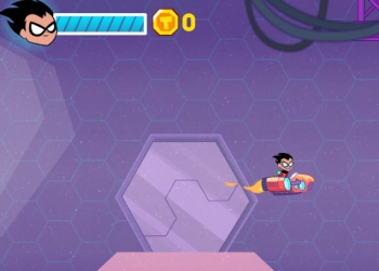 Teen Titans Go: Aanval van de Drones schermafbeelding van het spel