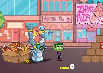 Teen Titans Go! Permainan: Serangan Snack tangkapan layar permainan